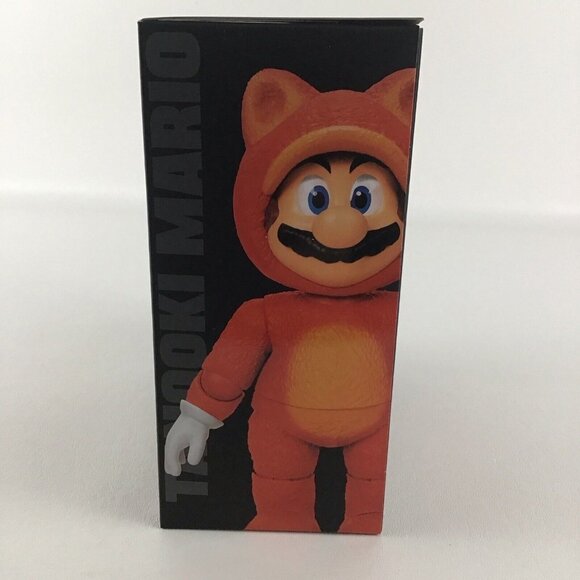 Nintendo The Super Mario Bros Movie Deluxe Action Figure Tanooki Mario Toy New - Picture 5 of 6
